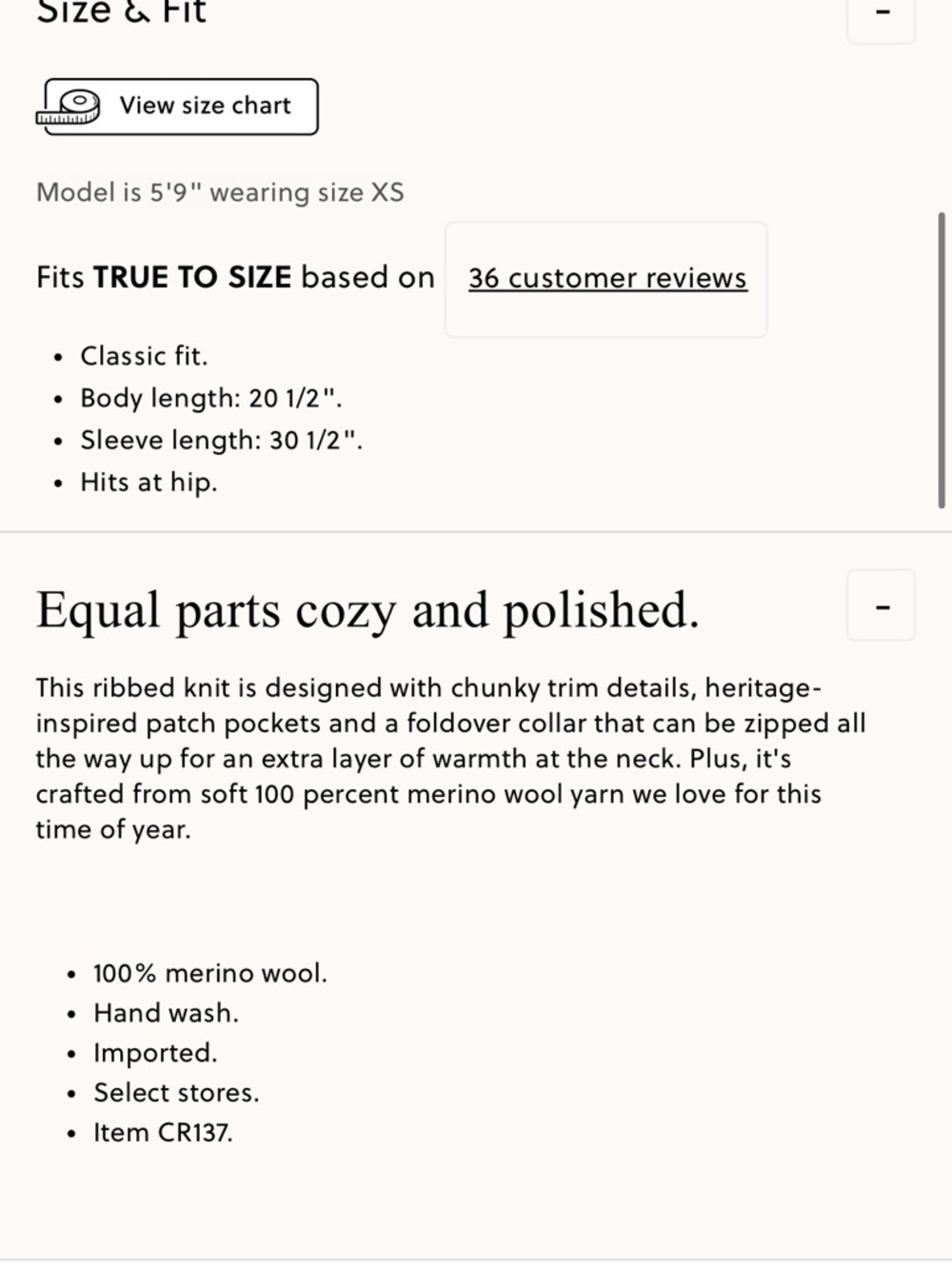 J.Crew Collared full-zip sweater in merino wool - Picture 4 of 7